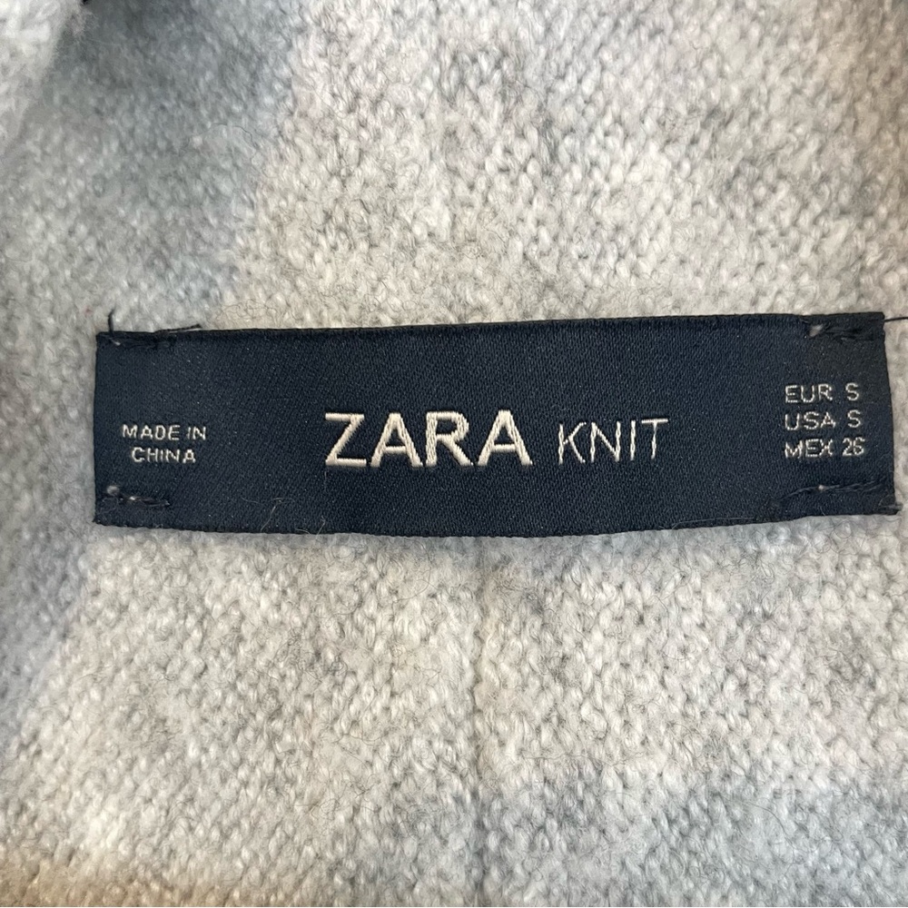 Zara Women's Gray Open Front Cardigan Size Small - Picture 3 of 7